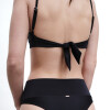Culotte Etta – Bikini de tejido italiano con filtro UV+50 Negro