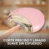 Corta Uñas Eléctrico Portátil USB C/ Función Lima Recargable Color Rosa