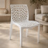Silla Comedor ComboHome Gruvyer Pack X4 Blanco 1