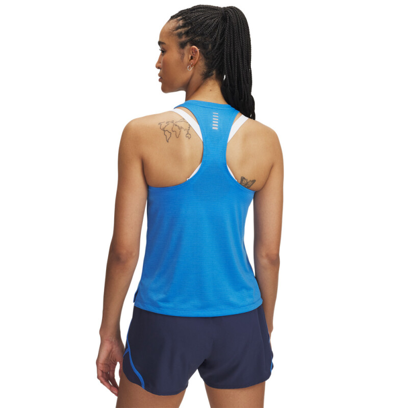 UA Launch Singlet-BLU BLU-402