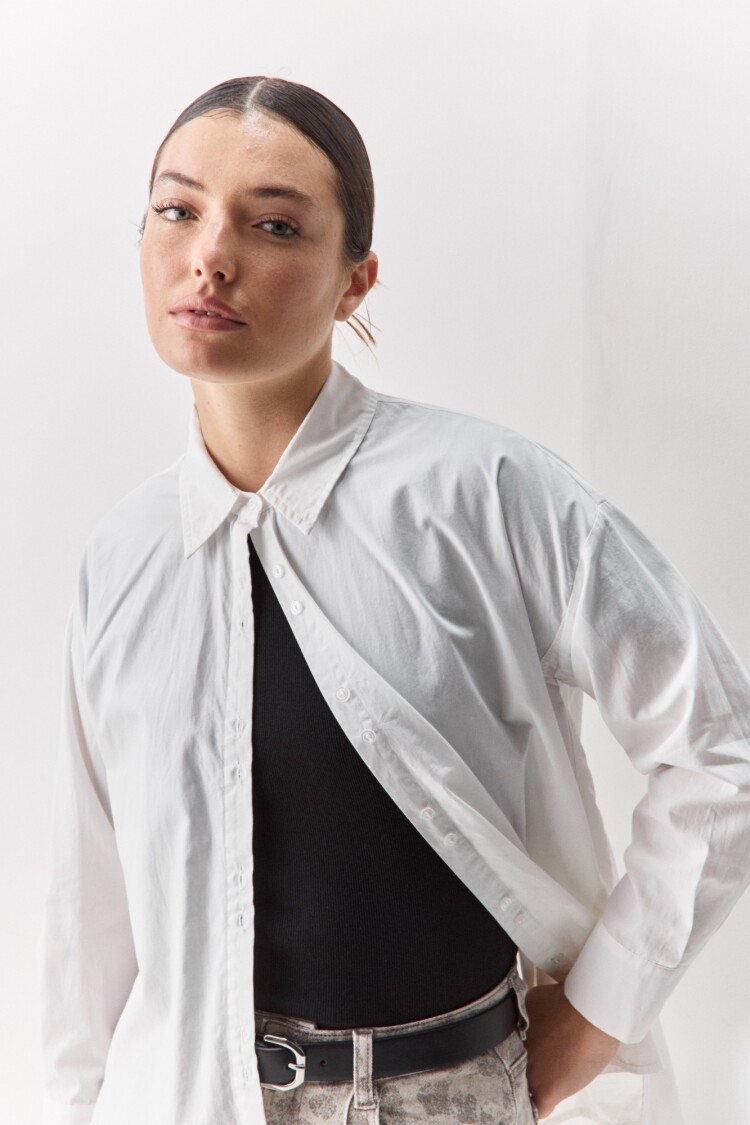 CAMISA PERLA Crudo