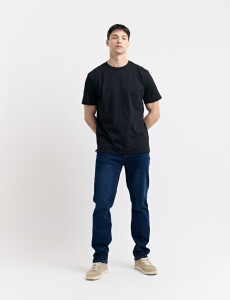 080877 PANTALON HARRINGTON LABEL Azul Oscuro