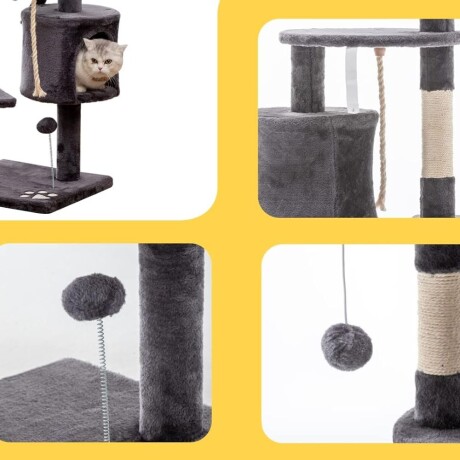 Torre para gatos 3 pisos Torre para gatos 3 pisos