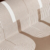 Manta para sillón y cama con diseños semicírculo 180x230cm