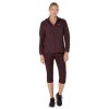 Casacas Running Road Packable Jacket Mujer Dark Currant