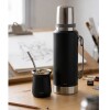 Set termo Comet Viena 1 lt + Mate de 160 ml Negro