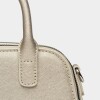 Cartera de mano New Penny en efecto cuero saffiano Metalizado