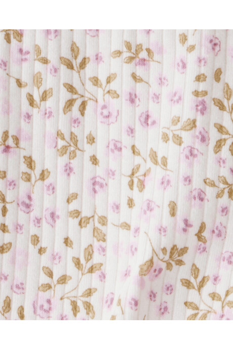 Pack dos pantalones de algodón orgánico acanalado Sin color