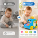 Juguete Didactico Bebe Auto Musical Motricidad Sensorial Celeste
