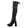 Bota Beira Rio Mujer Taco 10cm Plataforma 2.5cm Negro