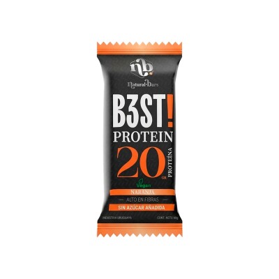 Barra proteina B3st vegana naranja Barra Prot B3st Veg Naranja