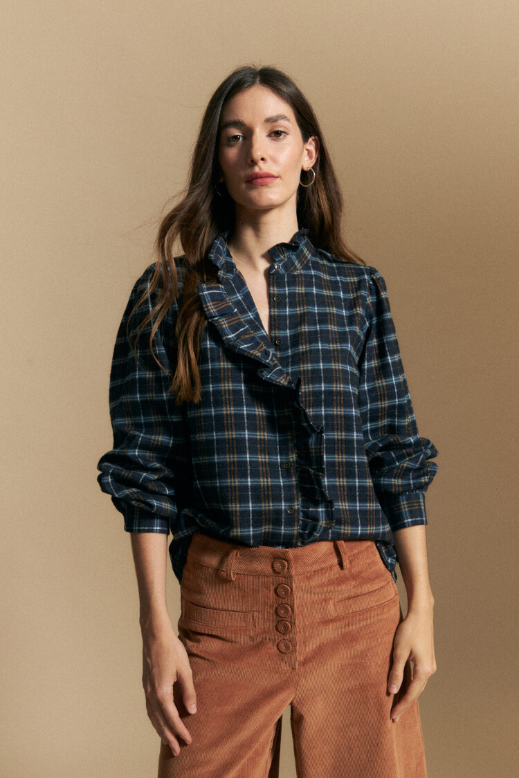 CAMISA CARLISE Azul Marino