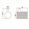 Percha SIGNATURE grafito Percha Signature Grafito
