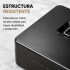 Caja Cofre Seguridad Dinero Fuerte Metal Llave 30x24x9cm Ax Negro