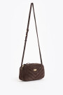 BANDOLERA LIPSTICK SUEDE Marron