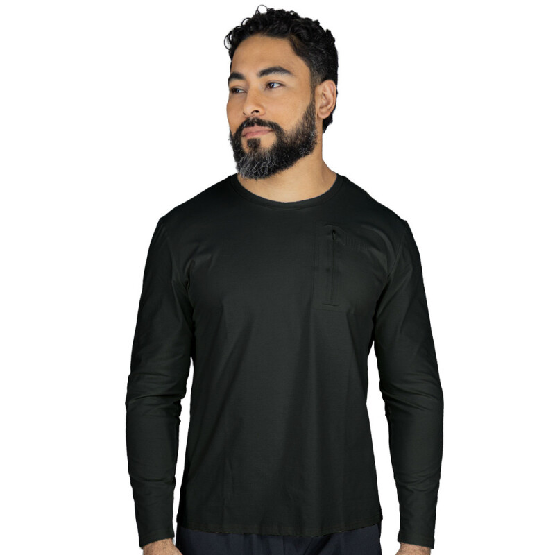 L/S MEN NYL EVERLAST WAYPOINT BK M6 BLACK