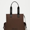 Cartera al hombro Flight en Nylon Chocolate