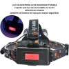 Linterna Frontal Minero T6 Recargable 10W Linterna Frontal Minero T6 Recargable 10W