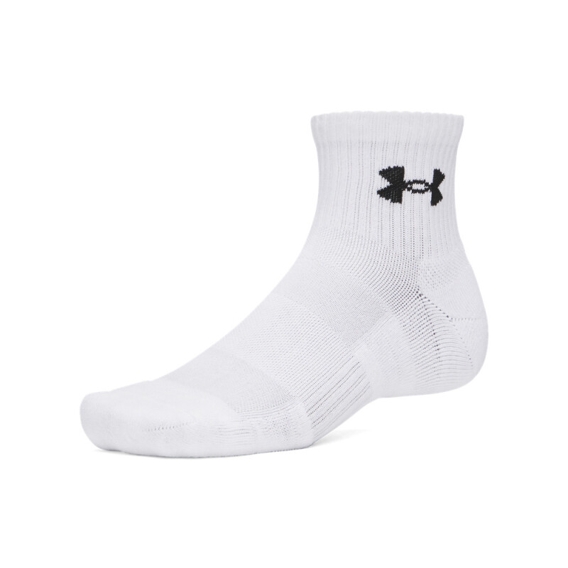 UA Performance Cotton 3p Qtr-WHT WHT-100