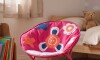 Silla Honguito Infantil Plegable de Metal Floral