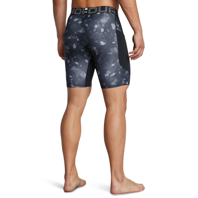 UA HG Armour Prtd Comp Sts-GRN BLK-001