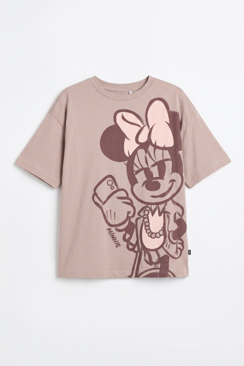 Remera m/c mujer MINNIE TOPO