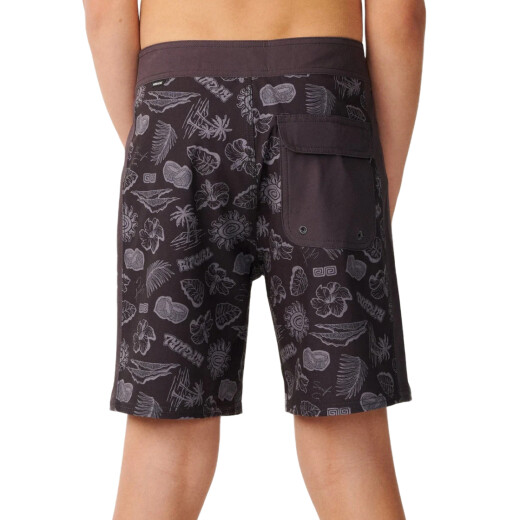 Boardshort Rip Curl Surf Shack Elasto Niño - Negro Boardshort Rip Curl Surf Shack Elasto Niño - Negro