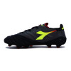 Zapato Fútbol Diadora Hombre Brasil Elite Negro-amarillo Fluo