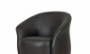 Butaca Giratoria 1 Cuerpo Air Vintage - 100% Cuero Charcoal