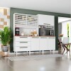 Kit de Cocina Mega - 6 Puertas 3 Cajones Blanco