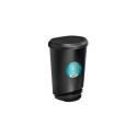 PAPELERA TACHO RESIDUOS 10 LITROS CON PEDAL NEGRO