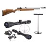 Combo Rifle Pcp Pr900S calibre 5,5 mm + Mira + Inflador Combo Rifle Pcp Pr900S calibre 5,5 mm + Mira + Inflador
