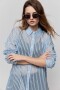 CAMISA JAZMINA STRIPES Celeste