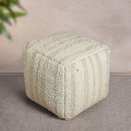 POUF BALDUQUE LANA LANA NATURAL
