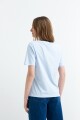 Remera m/c estampada Life Is Good CELESTE
