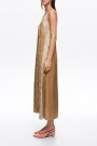 VESTIDO LENCERO Caramelo