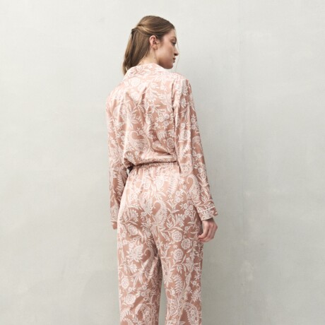 PANTALÓN LAVANDA PRINTED Tostado