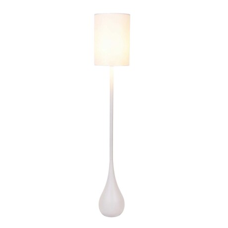 LÁMPARA DE PIE METAL-Y-TELA BLANCO XYF8073