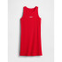 FRCH LOGO TANK DRESS TOMATO SAUCE