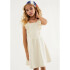 VESTIDO FEM CAQUI CLARO