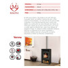 Calefactor Verona Magna 8.5 kW Blanco