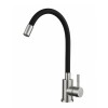 MONOCOMANDO COCINA MESADA AC INOX PICO NEGRO Monocomando Cocina Mesada Ac Inox Pico Negro