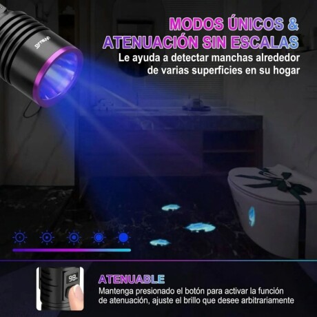 LINTERNA EGERY UV RECARGABLE LED LINTERNA EGERY UV RECARGABLE LED