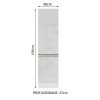Alacena Lumax Smart 2 Puertas 100% MDF Blanco Brillante Alacena Lumax Smart 2 Puertas 100% MDF Blanco Brillante
