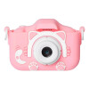 Cámara de fotos infantil con pantalla Rosa