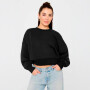 Polera Year Round Terry Crew Neck Sweatshirt Mujer Black