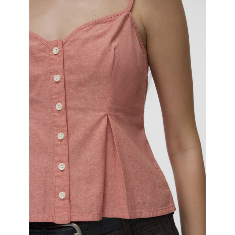 VMNORMA SL CHAMBRAY STRAP TOP Langoustino