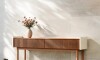 Mesa de Arrime Ripiado Off White