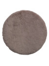 Almohadón de asiento OXEL Ø35xH3 pelo arena osc Almohadón de asiento OXEL Ø35xH3 pelo arena osc