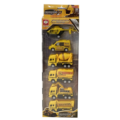 Set de vehiculos de construccion 6 piezas Set de vehiculos de construccion 6 piezas